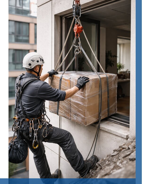 Подъем груза через окно в Волгодонске от 4924 р. | ВЫСОТНИК-Вгн