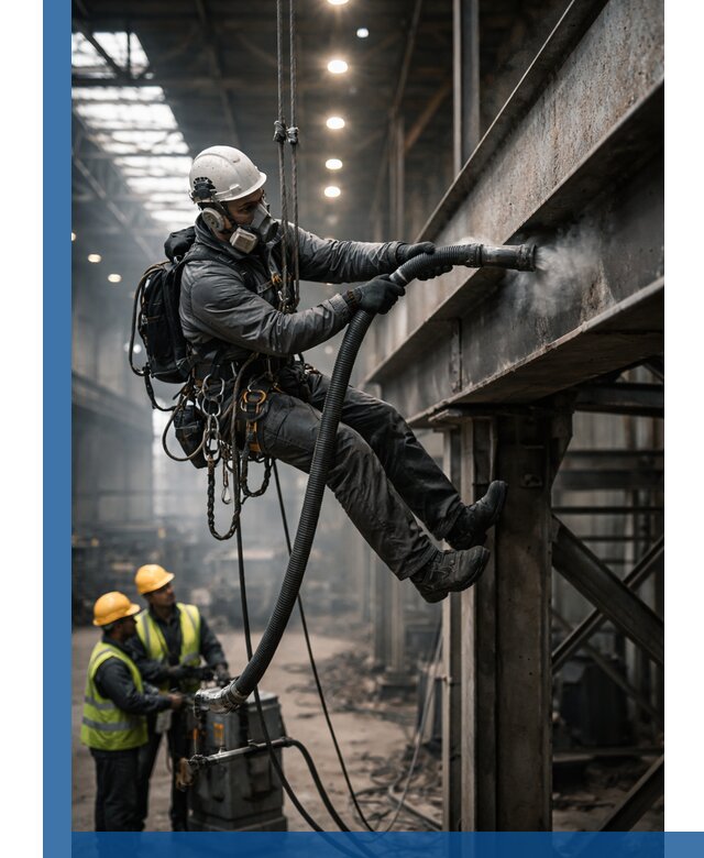 Обеспыливание конструкций в цехах промышленного производства в Волгодонске