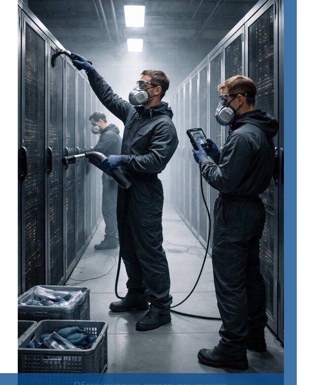 Обеспыливание серверной комнаты в Волгодонске от 4924 р. | ВЫСОТНИК-Вгн